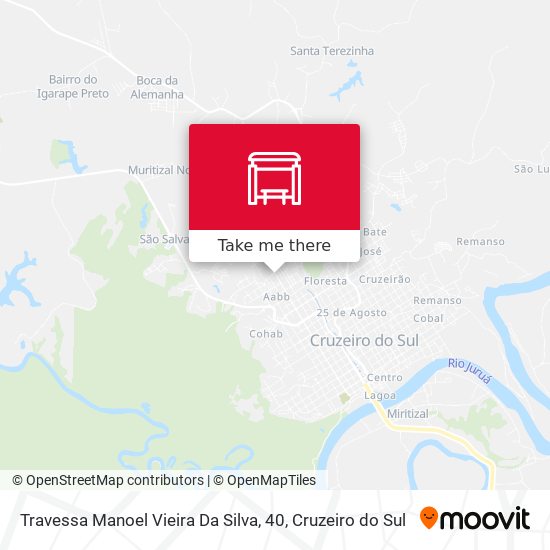 Mapa Travessa Manoel Vieira Da Silva, 40