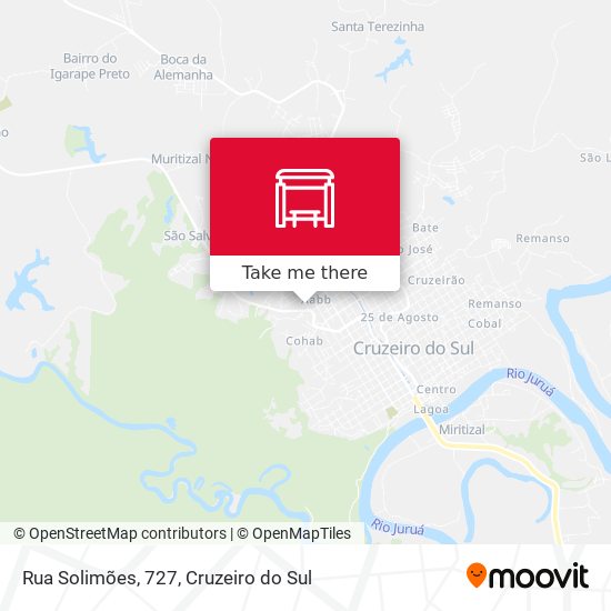Rua Solimões, 727 map
