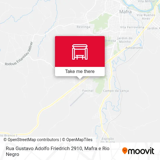 Rua Gustavo Adolfo Friedrich 2910 map