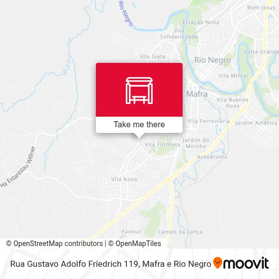 Rua Gustavo Adolfo Friedrich 119 map