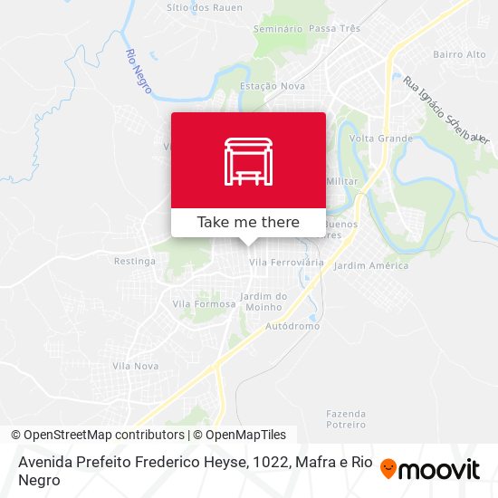 Avenida Prefeito Frederico Heyse, 1022 map