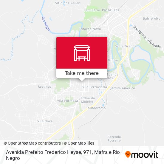 Avenida Prefeito Frederico Heyse, 971 map