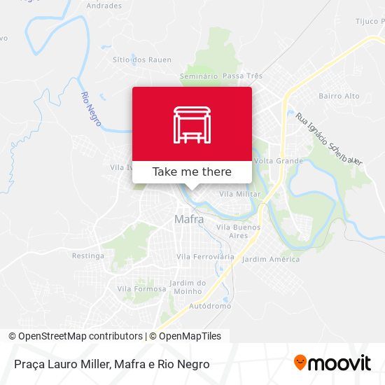 Praça Lauro Miller map