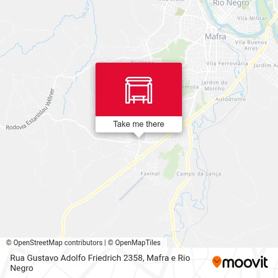 Rua Gustavo Adolfo Friedrich 2358 map