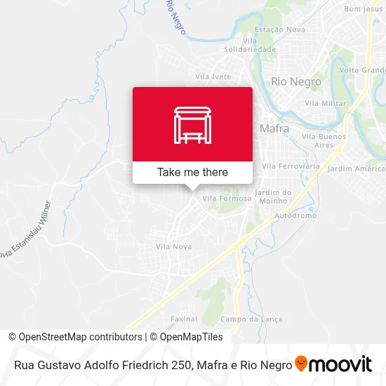 Rua Gustavo Adolfo Friedrich 250 map