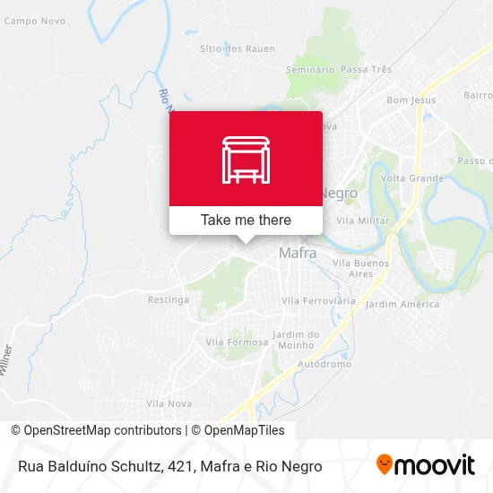 Rua Balduíno Schultz, 421 map
