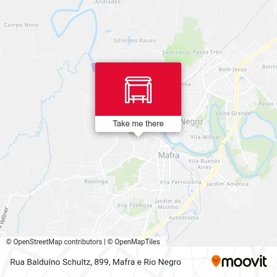 Rua Balduíno Schultz, 899 map