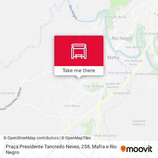 Praça Presidente Tancredo Neves, 258 map