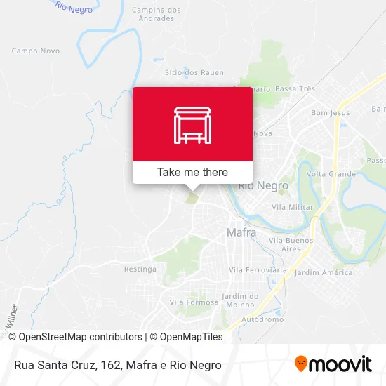 Rua Santa Cruz, 162 map
