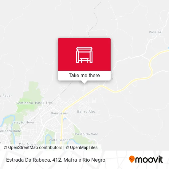 Estrada Da Rabeca, 412 map