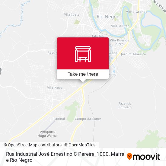 Rua Industrial José Ernestino C Pereira, 1000 map