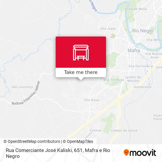 Rua Comerciante José Kaliski, 651 map