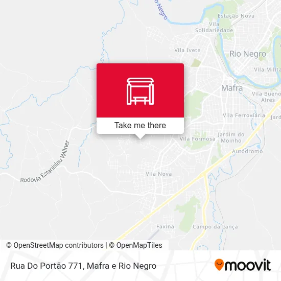 Rua Do Portão 771 map