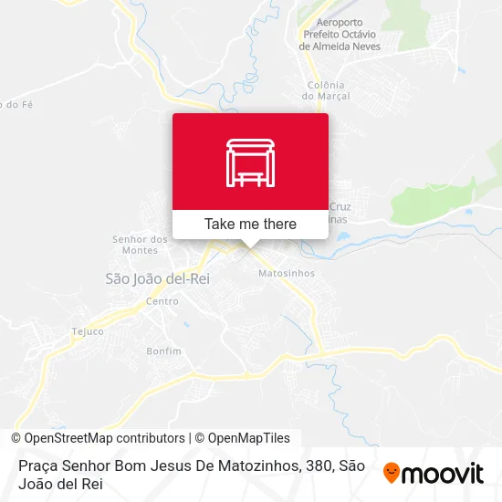 Praça Senhor Bom Jesus De Matozinhos, 380 map