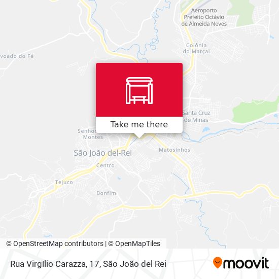 Rua Virgílio Carazza, 17 map