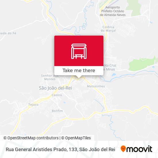 Rua General Aristides Prado, 133 map