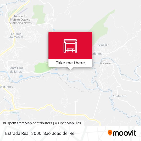 Estrada Real, 3000 map