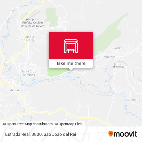 Estrada Real, 3800 map