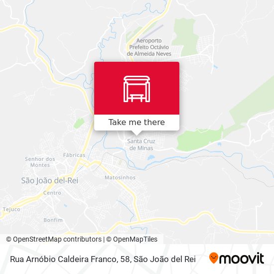Rua Arnóbio Caldeira Franco, 58 map