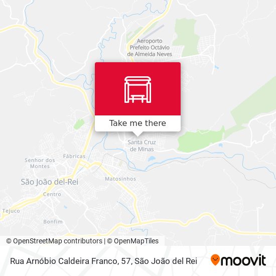 Rua Arnóbio Caldeira Franco, 57 map