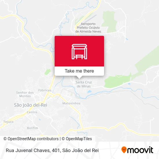 Rua Juvenal Chaves, 401 map