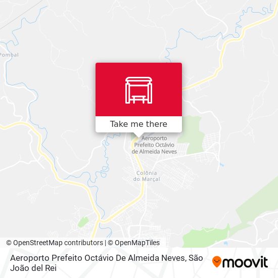 Aeroporto Prefeito Octávio De Almeida Neves map