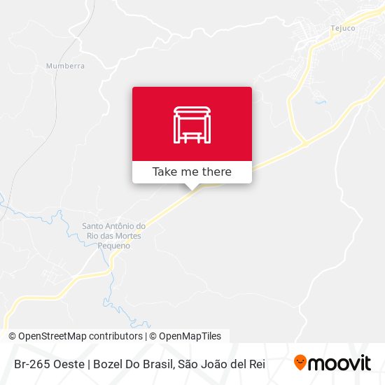 Br-265 Oeste | Bozel Do Brasil map