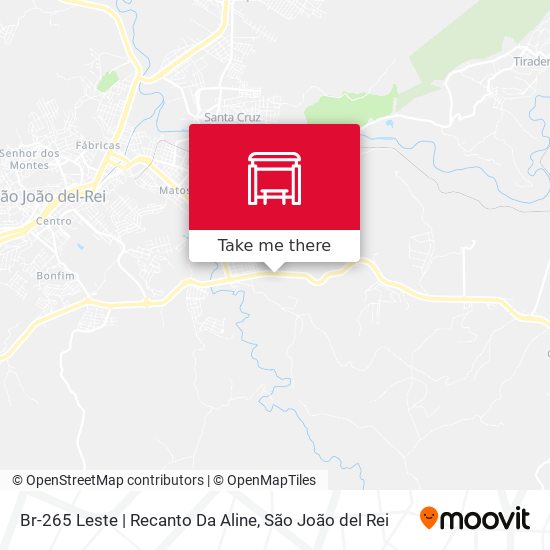 Br-265 Leste | Recanto Da Aline map