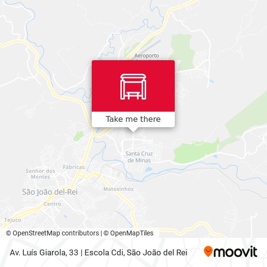 Av. Luís Giarola, 33 | Escola Cdi map