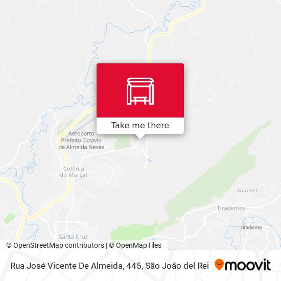 Rua José Vicente De Almeida, 445 map