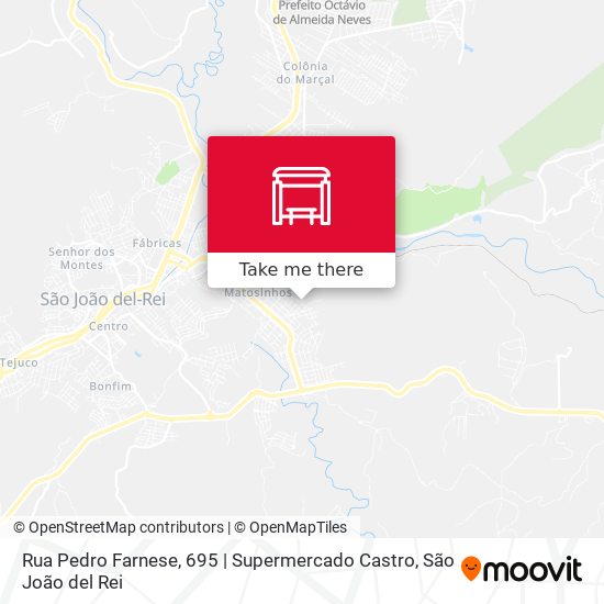 Rua Pedro Farnese, 695 | Supermercado Castro map