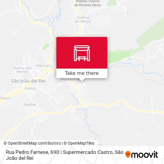 Rua Pedro Farnese, 690 | Supermercado Castro map