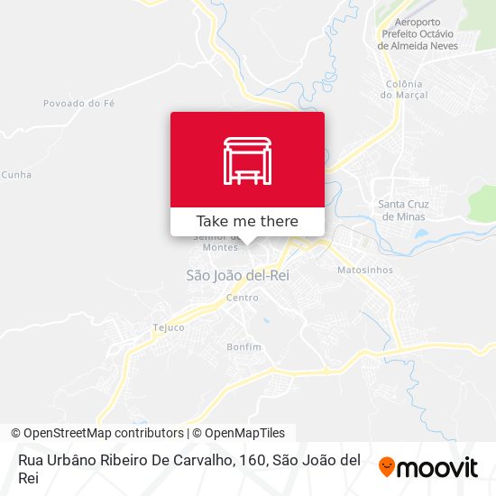 Rua Urbâno Ribeiro De Carvalho, 160 map