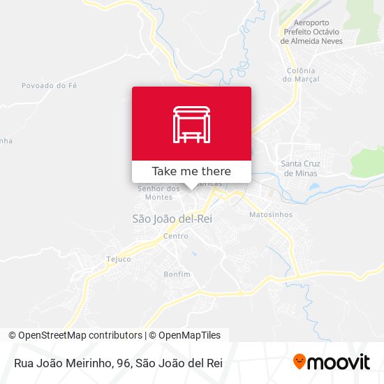 Rua João Meirinho, 96 map