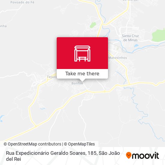 Rua Expedicionário Geraldo Soares, 185 map