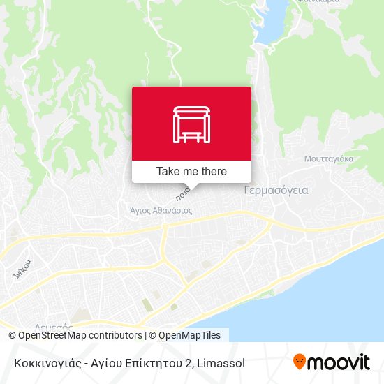 Κοκκινογιάς - Αγίου Επίκτητου 2 map