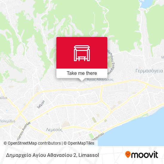 Δημαρχείο Αγίου Αθανασίου 2 map