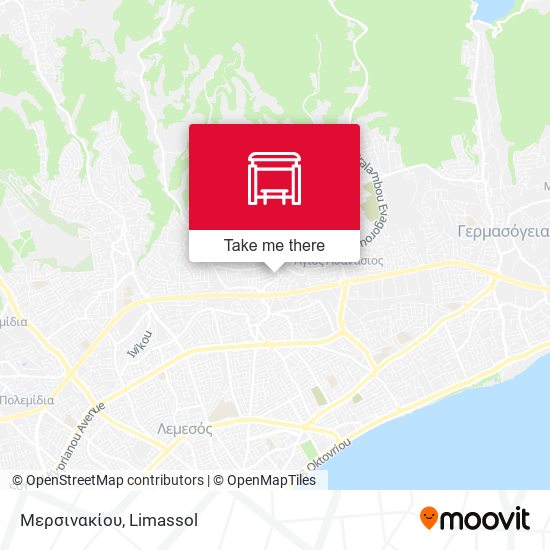 Μερσινακίου map