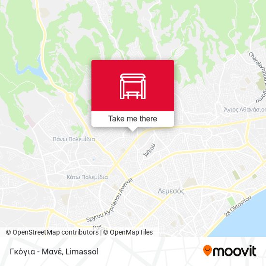 Γκόγια - Μανέ map