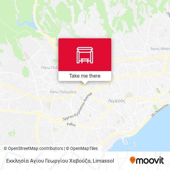 Εκκλησία Αγίου Γεωργίου Χαβούζα map