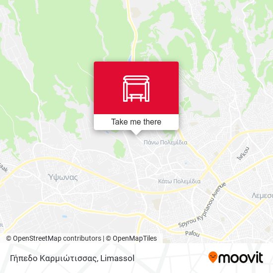 Γήπεδο Καρμιώτισσας map