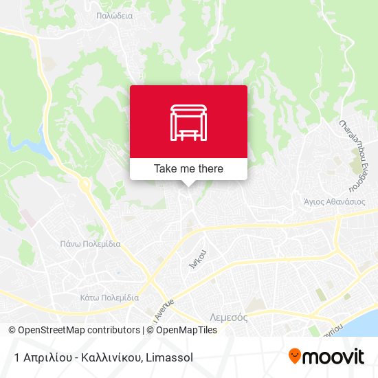1 Απριλίου - Καλλινίκου map