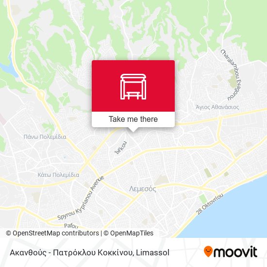 Ακανθούς - Πατρόκλου Κοκκίνου map