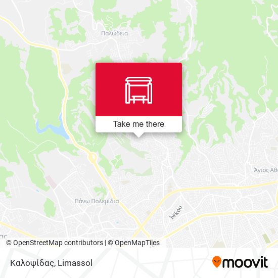 Καλοψίδας map