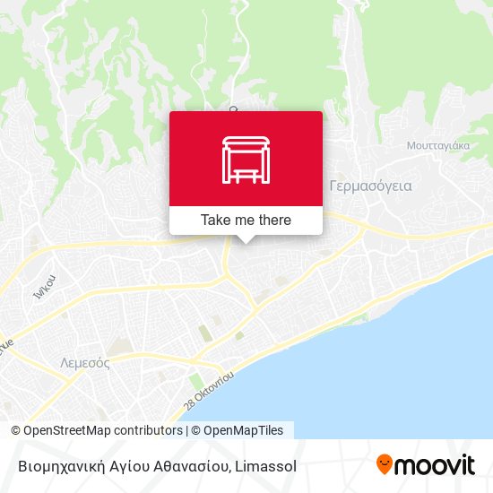 Βιομηχανική Αγίου Αθανασίου map