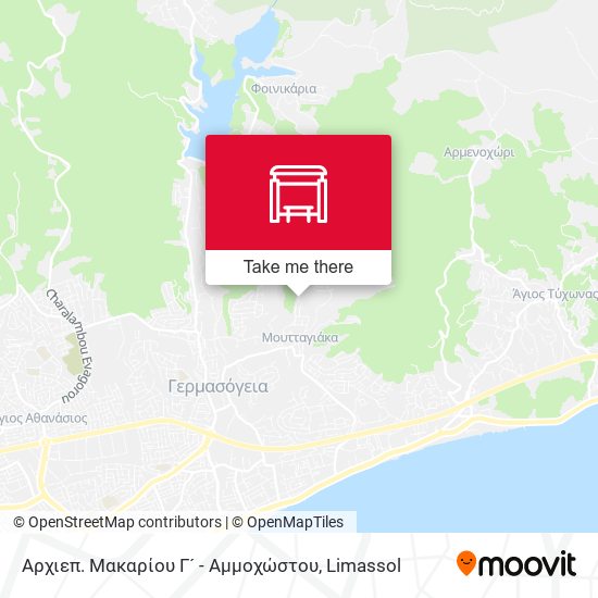 Αρχιεπ. Μακαρίου Γ´ - Αμμοχώστου map