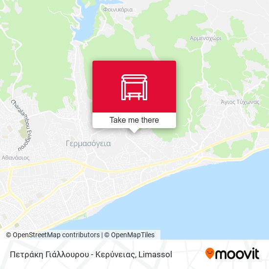 Πετράκη Γιάλλουρου - Κερύνειας map