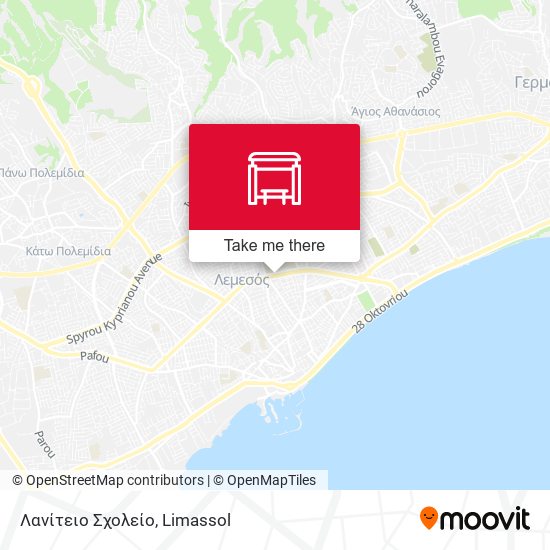 Λανίτειο Σχολείο map