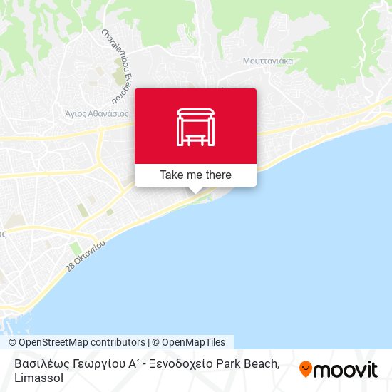 Βασιλέως Γεωργίου Α´ - Ξενοδοχείο Park Beach map