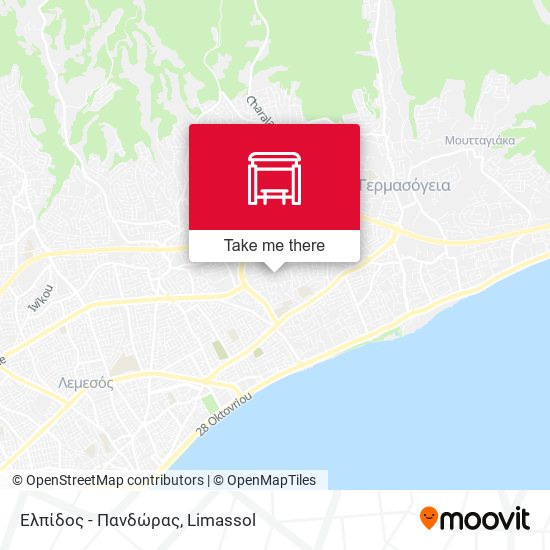 Ελπίδος - Πανδώρας map